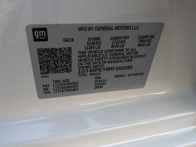 2024 GMC Sierra 2500 HD AT4