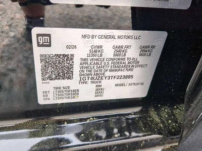 2026 GMC Sierra 2500 HD AT4X