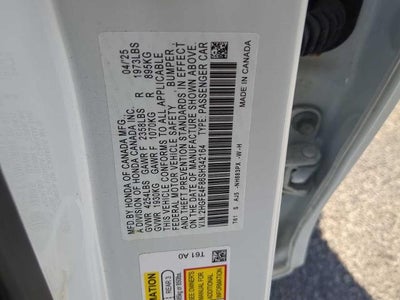 2025 Honda Civic Sedan Hybrid Sport