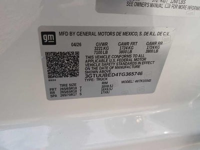 2026 GMC Sierra 1500 SLE