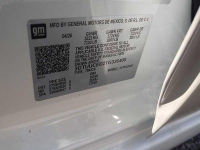2026 GMC Sierra 1500 Elevation