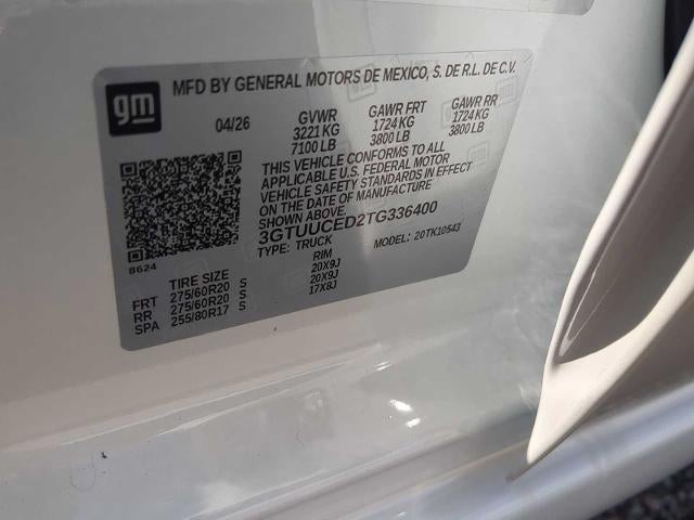 2026 GMC Sierra 1500 Elevation