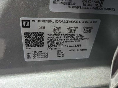 2026 GMC Sierra 1500 AT4X