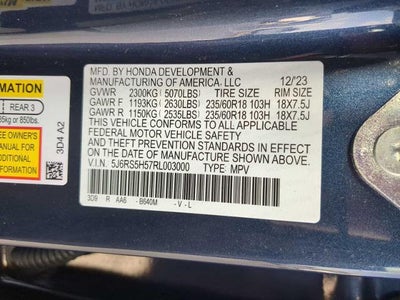 2024 Honda CR-V Hybrid Sport