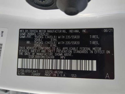 2021 Toyota Highlander Platinum