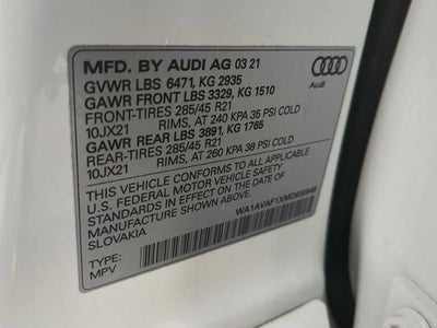 2021 Audi Q8 Premium