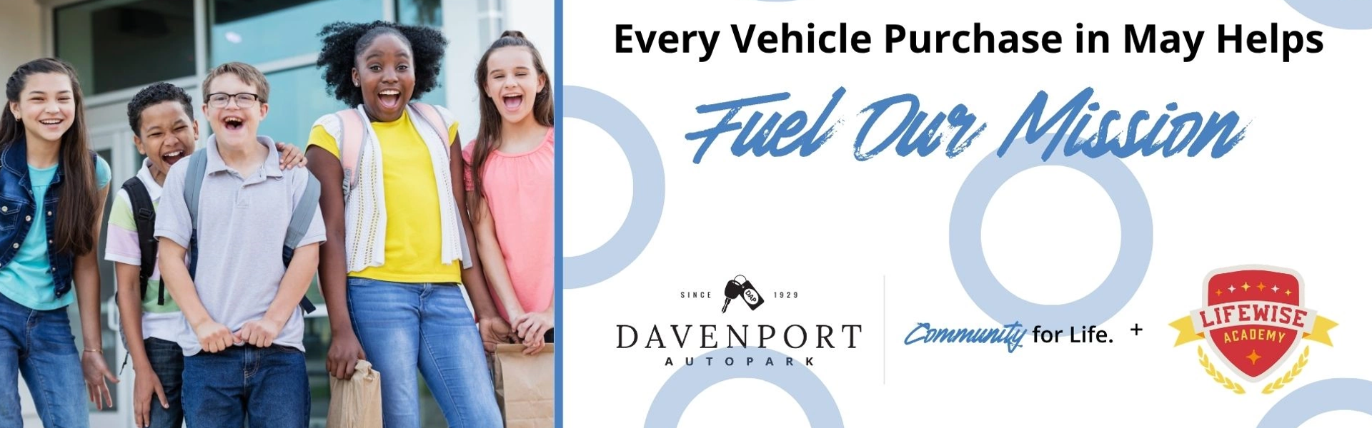 Every Vehicle Purchase from Davenport Helps Fuel Our Impact